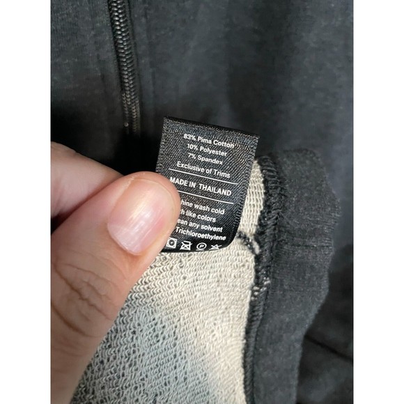 Public Rec Jacket Mens XL Gray 1/4 Zip Pullover Athletic Casual Cotton Stretch - Picture 5 of 8